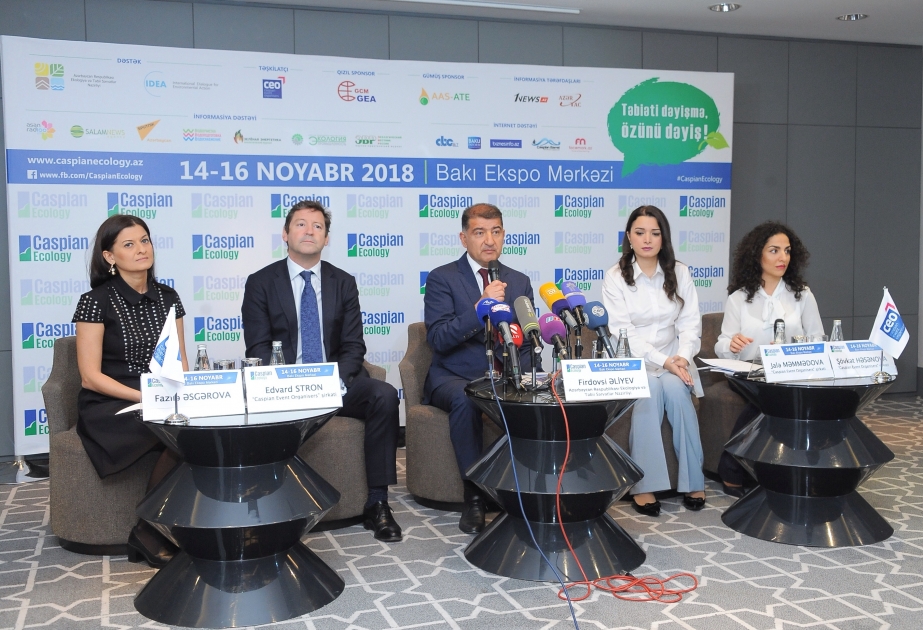 “Caspian Ecology 2018” sərgisində 8 ölkədən 43 şirkət iştirak edəcək