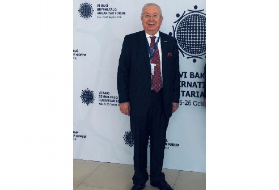 Akkan Suver: Humanitar Forum dünyada davamlı sülh və inkişaf yollarının axtarıldığı məkandır