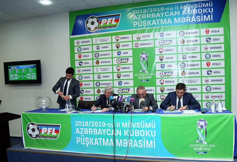 Futbol üzrə Azərbaycan Kuboku turnirinin püşkü atılıb