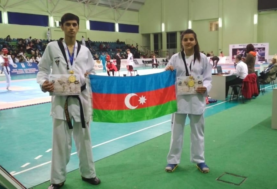 Aserbaidschanische Taekwondo-Kämpfer gewinnen sechs Medaillen bei Turnier in Georgien