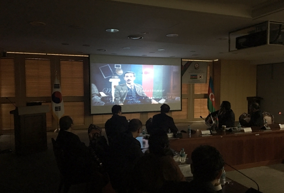 “Əbədi ezamiyyət” sənədli filmi Koreya Respublikası parlamentində nümayiş etdirilib VİDEO