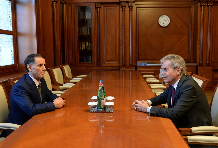 Azerbaijani Prime Minister Novruz Mammadov meets with first chairman of CSCE Minsk Conference