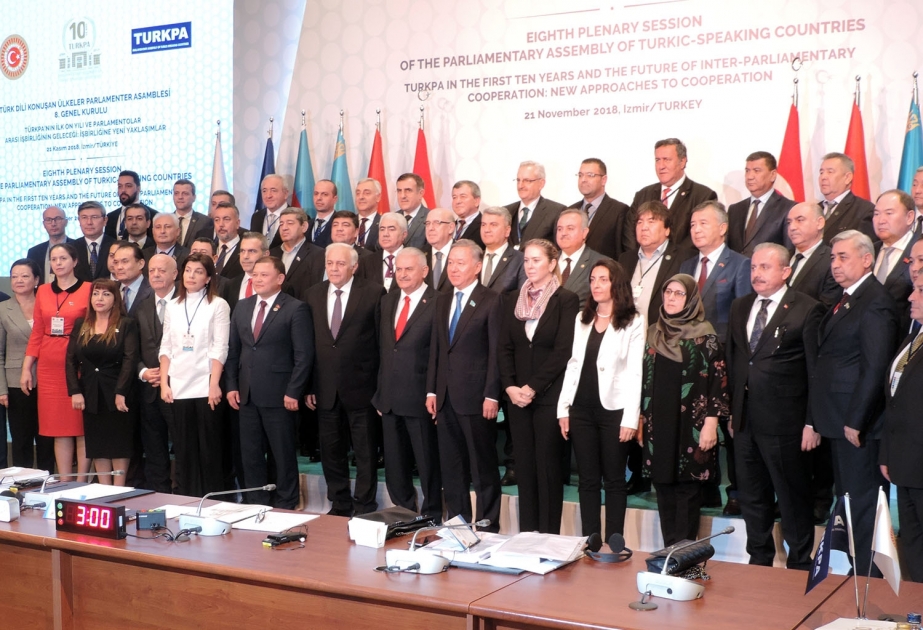 İzmirdə Türkdilli Ölkələrin Parlament Assambleyasının plenar iclası keçirilir