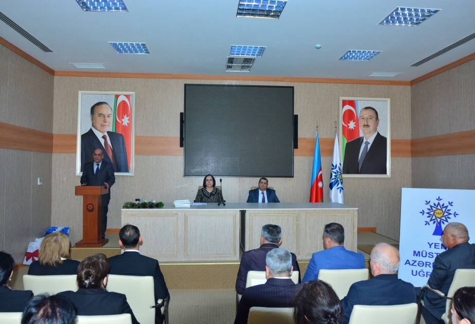 Ucarda Yeni Azərbaycan Partiyasının təsis olunmasının 26-cı ildönümü qeyd edilib