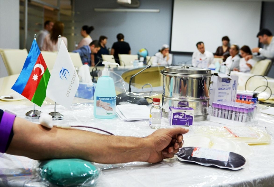 “Azərkosmos” ASC-də qanvermə aksiyası keçirilib