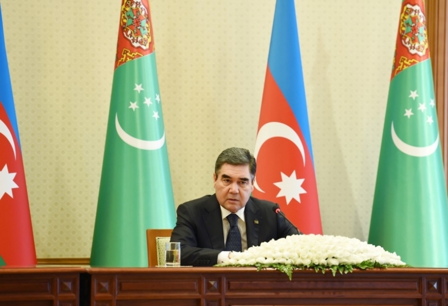 Gurbanguly Berdimuhamedow: Turkmenistan und Aserbaidschan können internationale Märkte zusammen erschließen