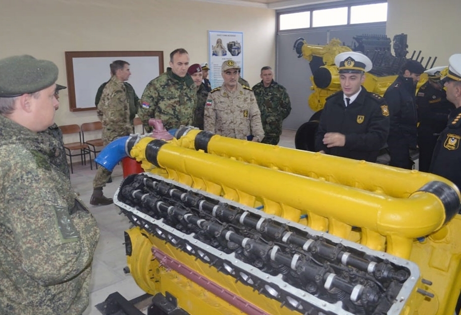 Military attachés of foreign countries in Azerbaijan visit military unit