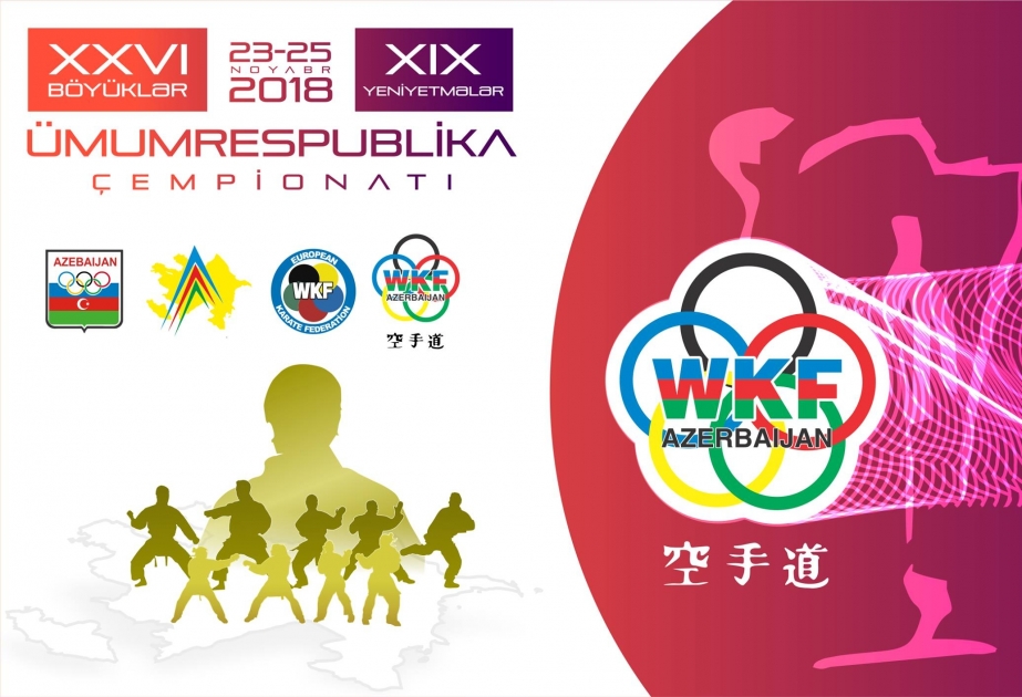Karate üzrə yeniyetmə və gənclərin 19-cu, böyüklər arasında 26-cı Azərbaycan çempionatı start götürüb
