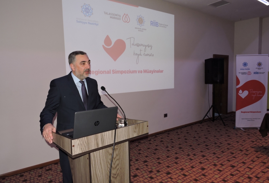 Qaxda “Talassemiyasız həyat naminə” II regional simpozium və ödənişsiz tibbi müayinələr təşkil olunub