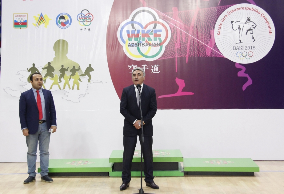 Karate üzrə yeniyetmə və gənclərin 19-cu, böyüklər arasında 26-cı Azərbaycan çempionatının açılış mərasimi olub