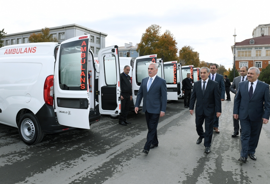 Ambulances presented to healthcare facilities in Nakhchivan Autonomous Republic