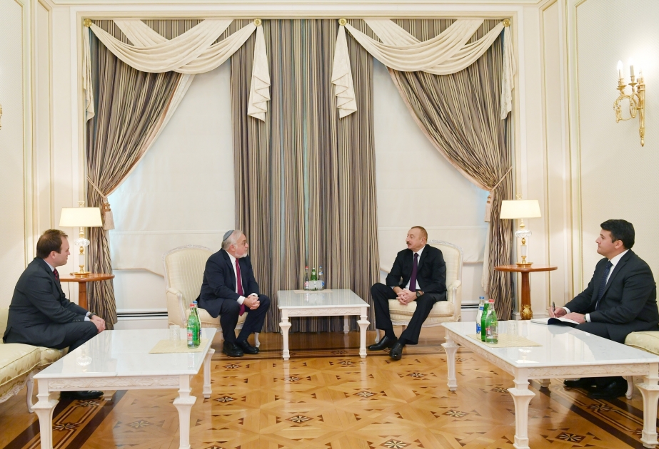 President Ilham Aliyev received renowned US religious figures VIDEO
