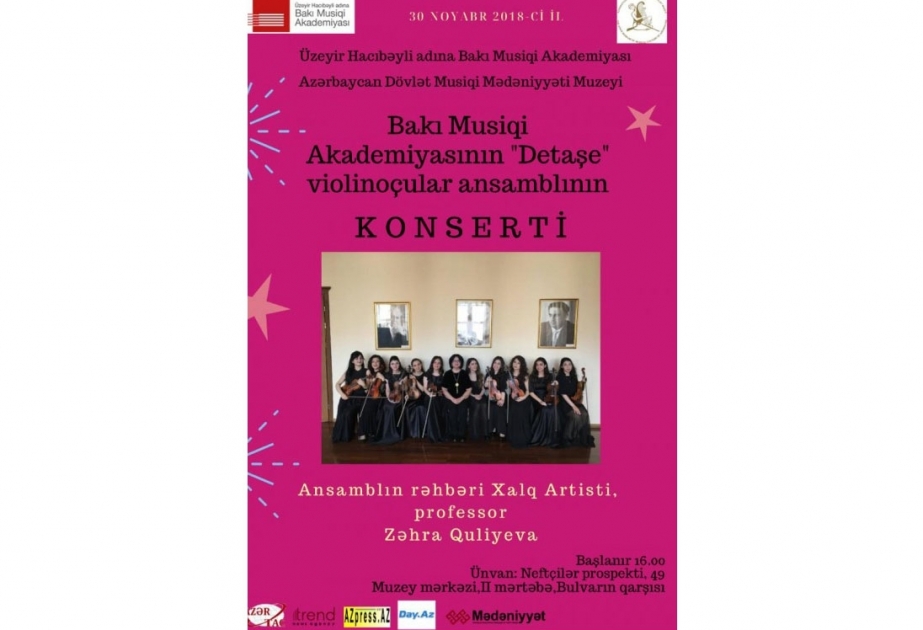Violinisten geben Konzert in Baku