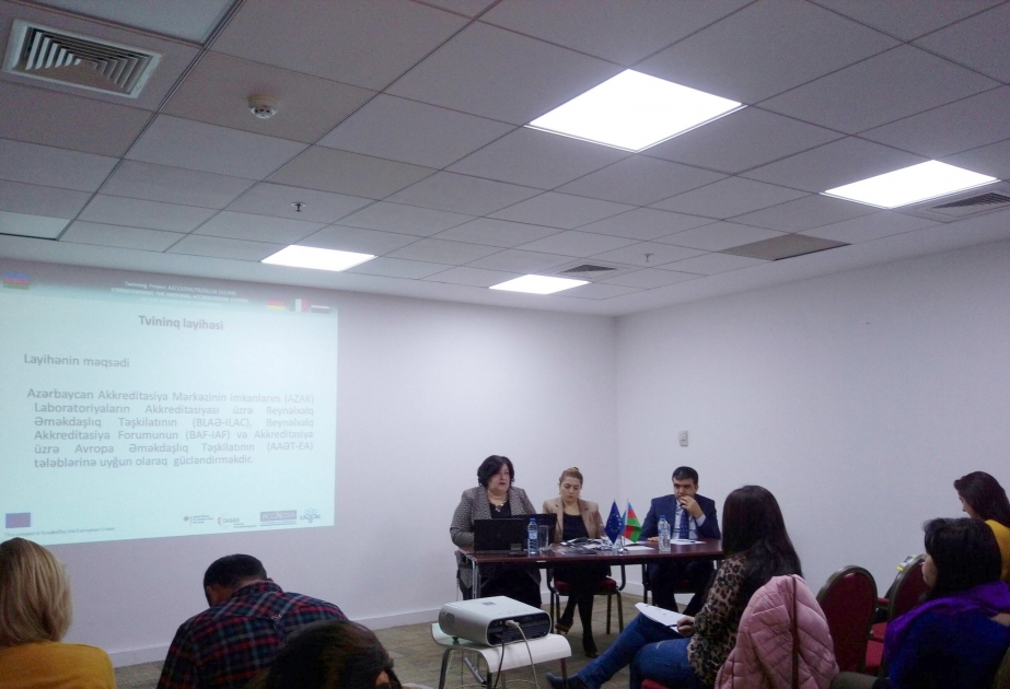 Avropa İttifaqının tvinninq layihələri ilə tanışlıq məqsədilə brifinq keçirilib
