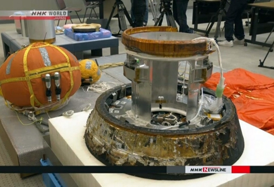 Beynəlxalq Kosmik Stansiyadan geri qayıdan kapsul Yaponiya ictimaiyyətinə təqdim edilib