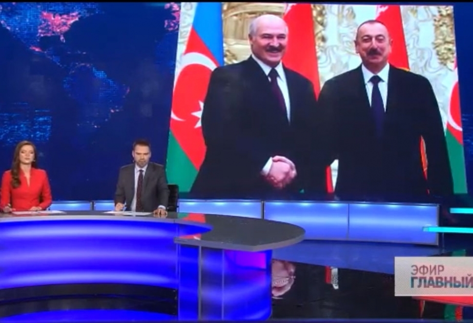 Belarusun dövlət televiziyası: Elə bir sahə yoxdur ki, Belarusla Azərbaycan arasında əlaqə qurulmasın VİDEO