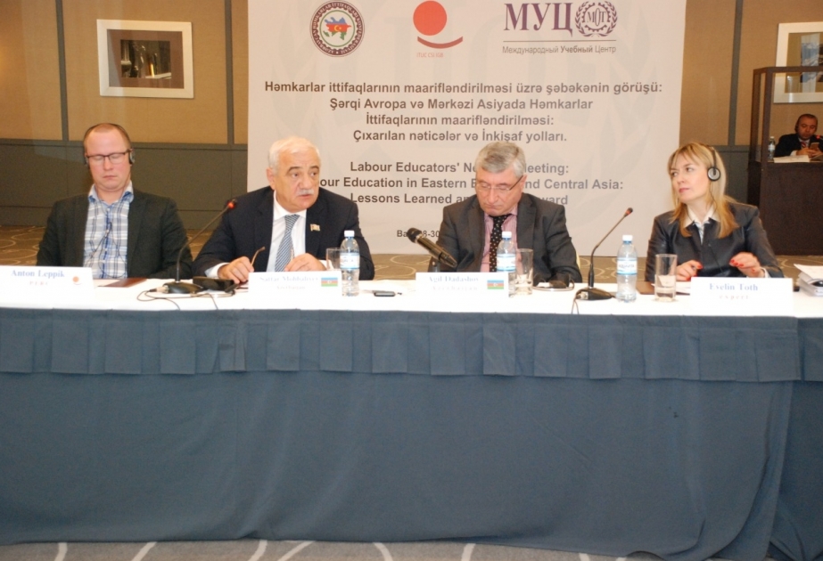 Bakıda Şərqi Avropada və Mərkəzi Asiyada həmkarlar ittifaqlarının maarifləndirilməsi ilə bağlı konfrans keçirilib