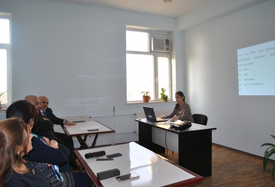 Magistraturaya qəbul üçün test tapşırıq nümunələri təqdim edilib