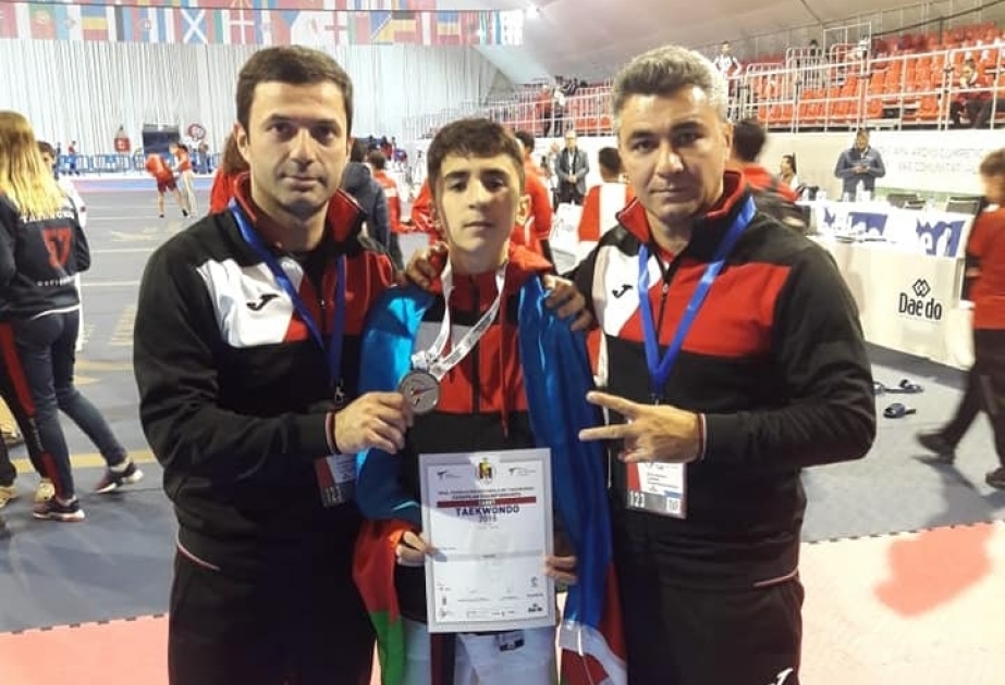Azərbaycan taekvondoçusu Avropa birinciliyində gümüş medal qazanıb