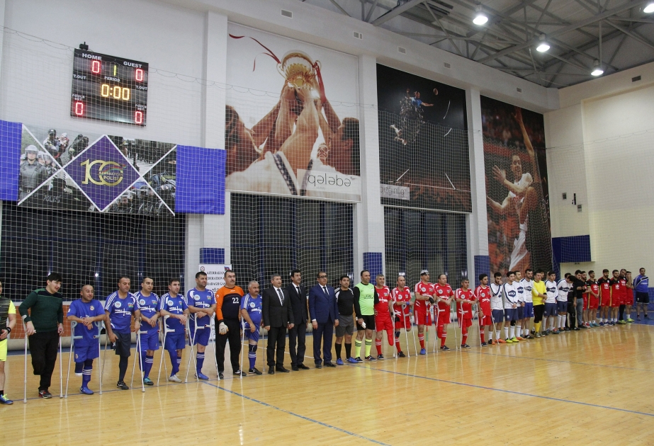 Dünya Azərbaycanlılarının Həmrəylik Günü münasibətilə mini futbol turnirinin açılış mərasimi olub