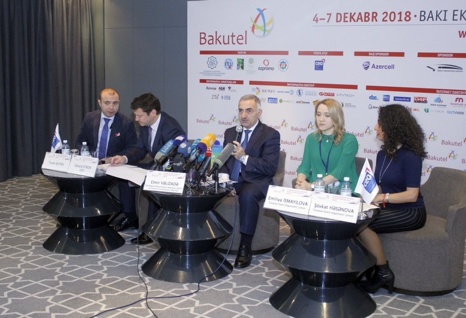 Au moins 230 entreprises de 20 pays seront présentes au Salon «Bakutel 2018»
