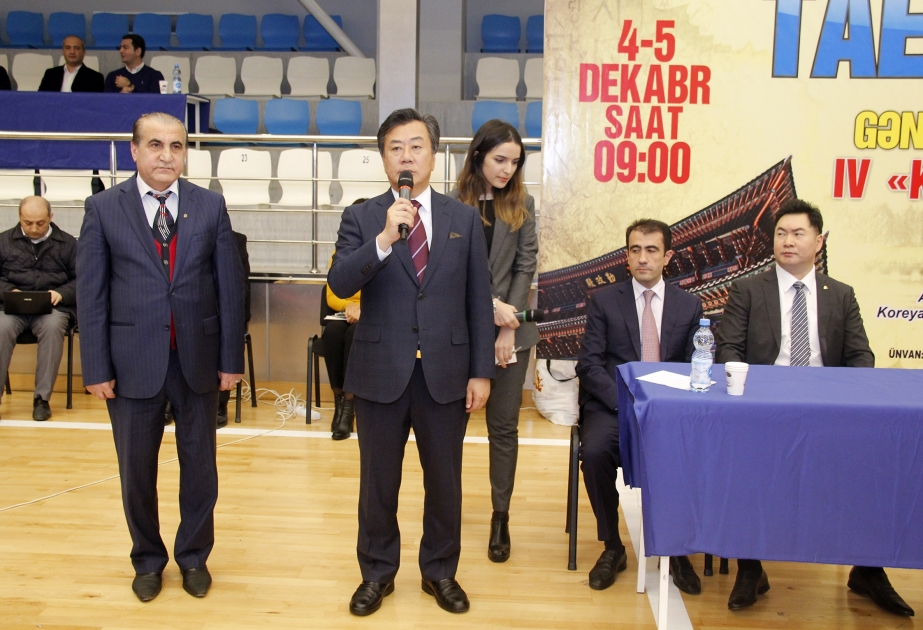 Bakıda taekvondo üzrə “Koreya səfiri kuboku” uğrunda turnirin açılış mərasimi olub