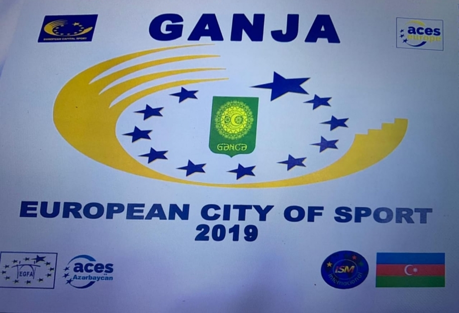 Ganja übernimmt offizielle Flagge des Titels “Europäische Sportstadt“