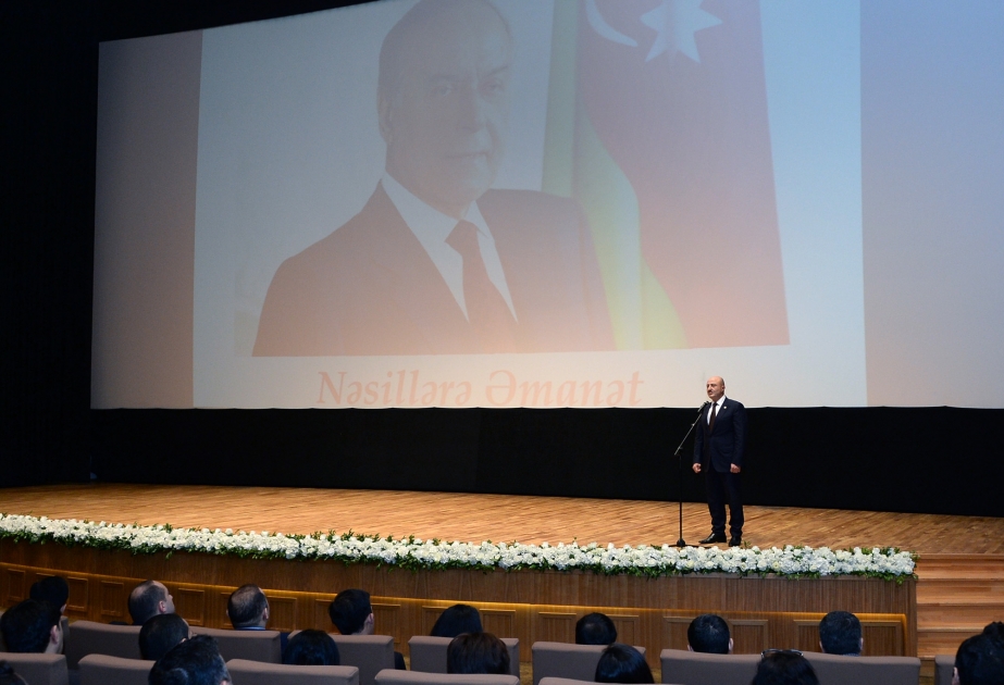 Ümummilli lider Heydər Əliyevin xatirəsinə həsr edilmiş “Nəsillərə əmanət” adlı anım tədbiri keçirilib