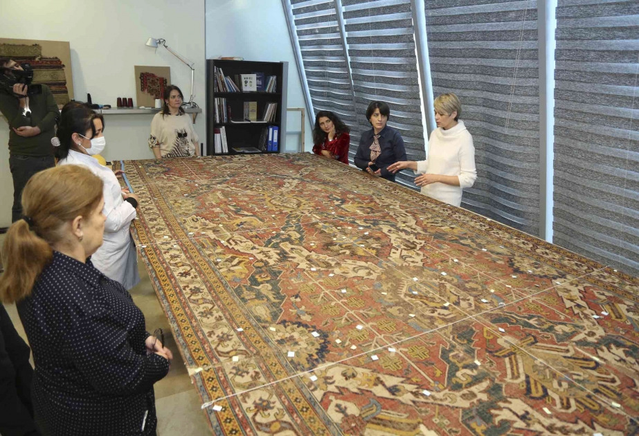 Azərbaycan Xalça Muzeyində konservasiya üzrə növbəti ustad dərsləri keçirilib