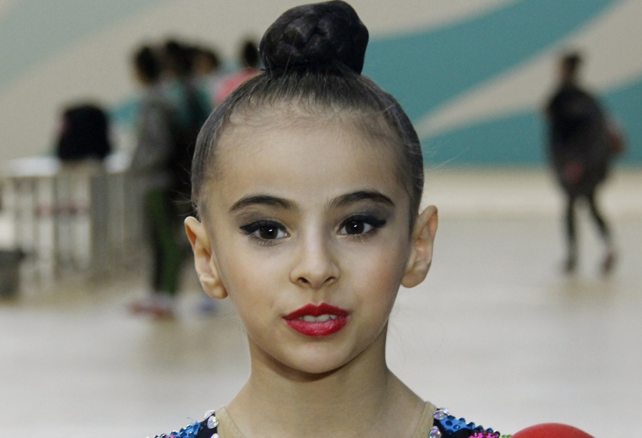 Kiçik yaşlı gimnast: Arzum dünya çempionu olmaqdır