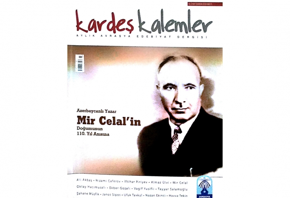 “Kardeş kalemler” jurnalı noyabr nömrəsini görkəmli yazıçı Mir Cəlal Paşayevin 110 illiyinə həsr edib