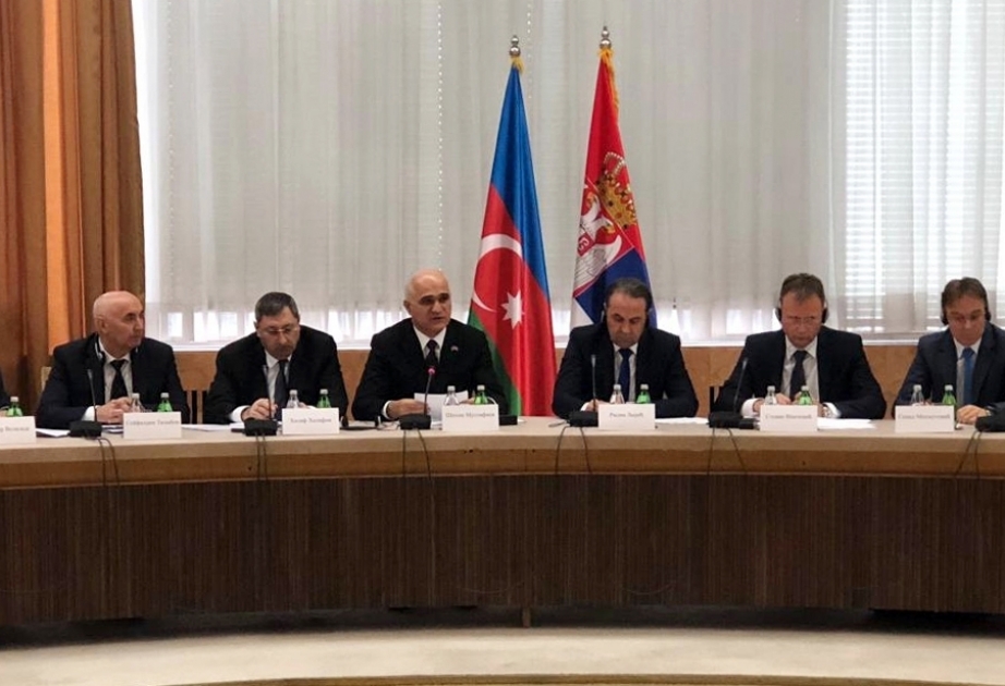 Réunion de la commission intergouvernementale sur la coopération commercio-économique entre l’Azerbaïdjan et la Serbie à Belgrade