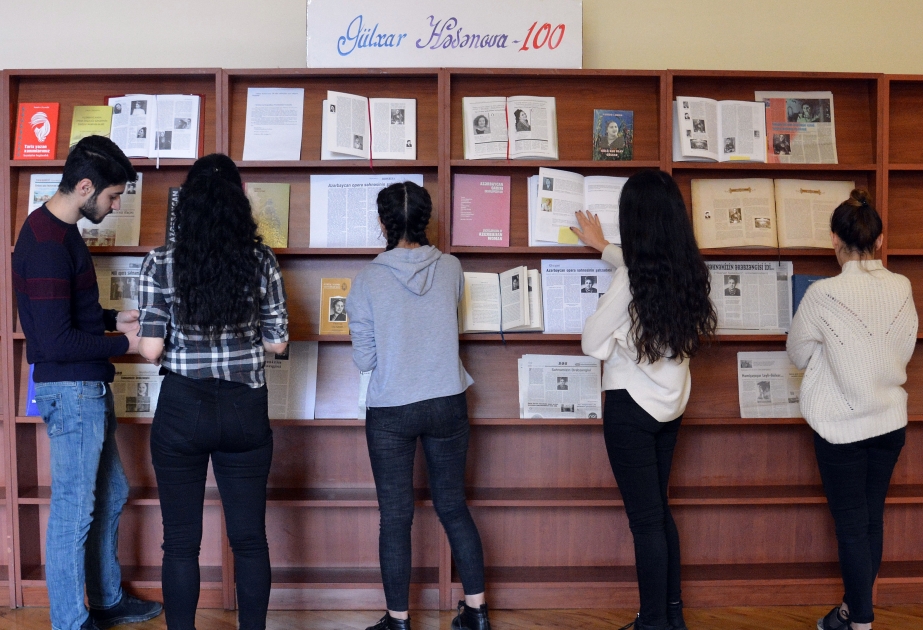 Milli Kitabxanada “Gülxar Həsənova-100” adlı sərgi açılıb