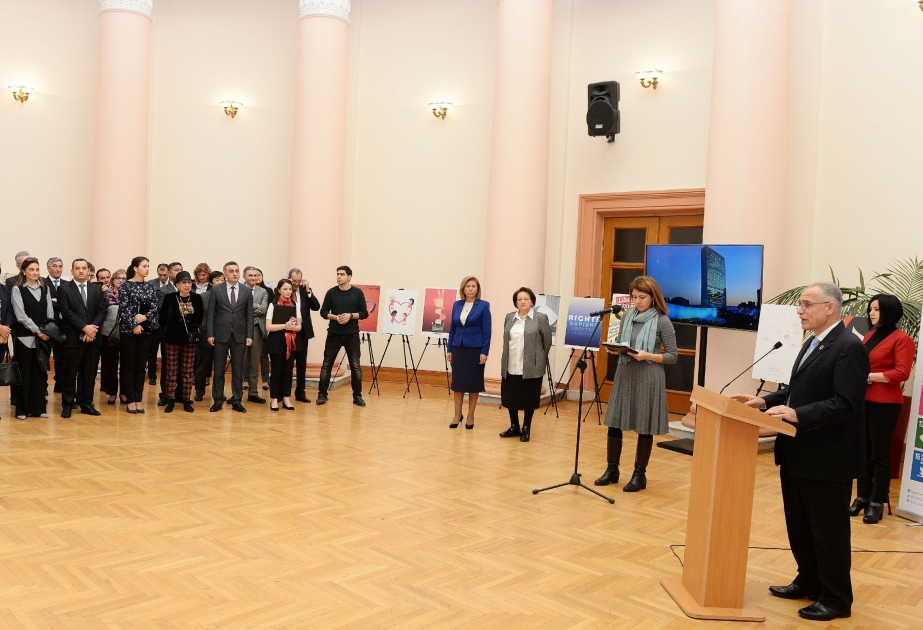 В Баку открылась выставка, посвященная 70-летию Всеобщей декларации прав человека