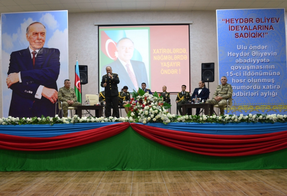 “Xatirələrdə, nəğmələrdə yaşayır Öndər” adlı tədbir keçirilib