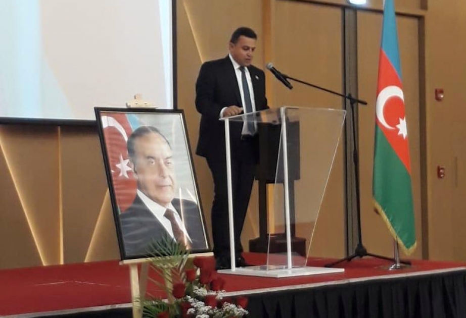Dubay şəhərində ümummilli lider Heydər Əliyevin xatirəsi anılıb