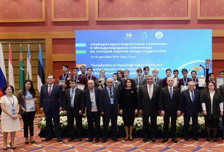 Bakıda “İstedadların hazırlığı laboratoriyası” II Beynəlxalq Olimpiadanın qalibləri mükafatlandırılıb