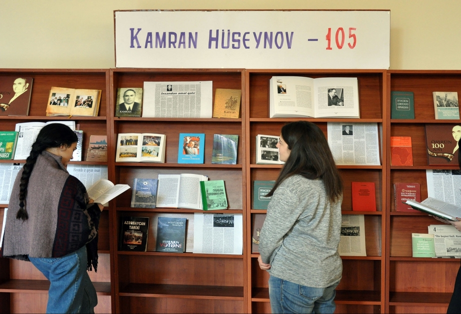 Milli Kitabxanada “Kamran Hüseynov-105” adlı sərgi açılıb