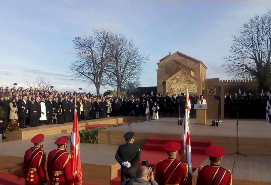 Azərbaycan Milli Məclisinin sədri Gürcüstan Prezidentinin andiçmə mərasimində iştirak edib