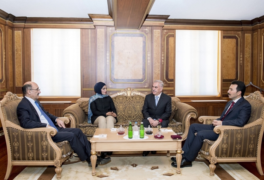 Chairman of Nakhchivan Supreme Assembly meets with ISESCO Deputy Director General and TURKSOY Deputy Secretary General