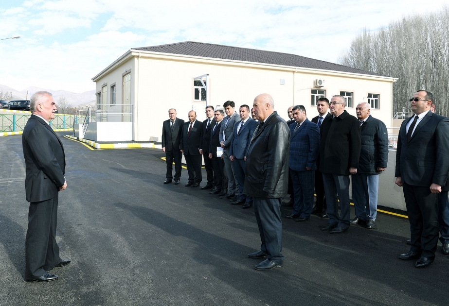 В городе Шахбуз сдана в эксплуатацию система сооружений для очистки воды