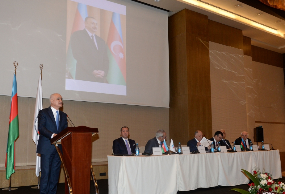 Azərbaycan Sahibkarlar Konfederasiyasının V Qurultayı keçirilib YENİLƏNİB VİDEO