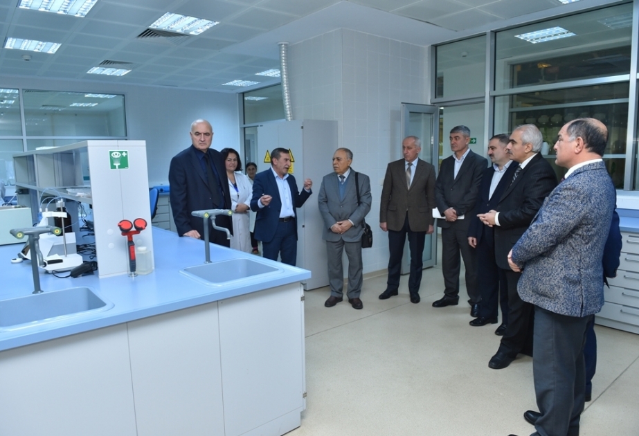 ADNSU-nun nümayəndə heyəti Ceyranbatan Ultrasüzgəcli Sutəmizləyici Qurğular Kompleksində olub