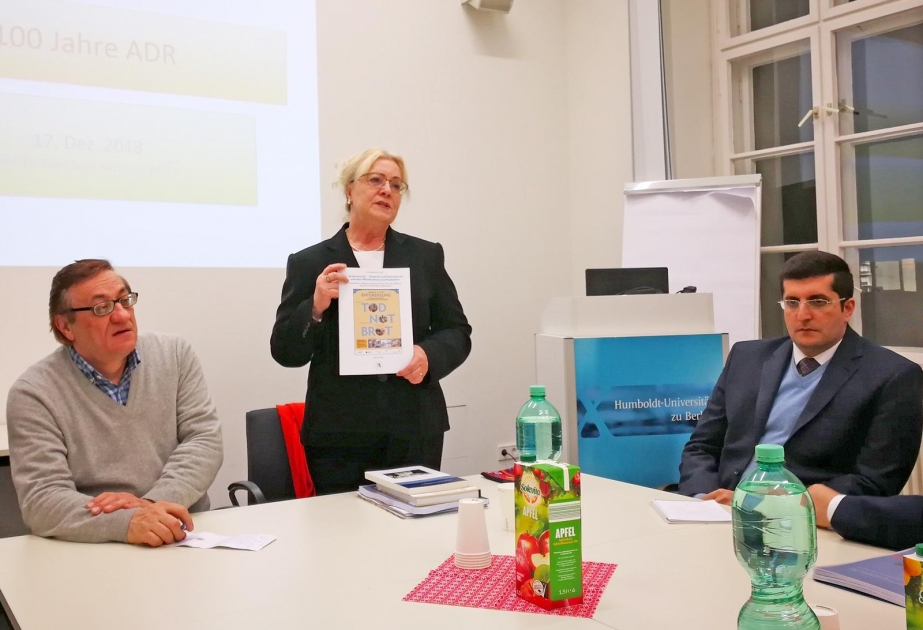 Berlin Humboldt Universitetində Azərbaycana dair kitabların təqdimatı olub