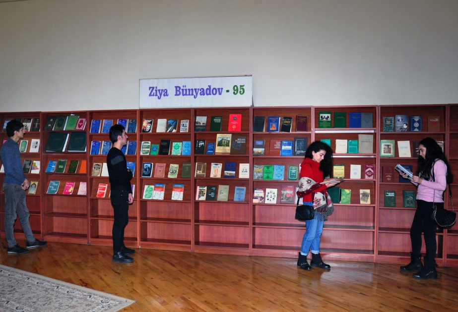 Milli Kitabxanada “Ziya Bünyadov-95” və “Mehdi Hüseynzadə-100” adlı kitab sərgiləri açılıb
