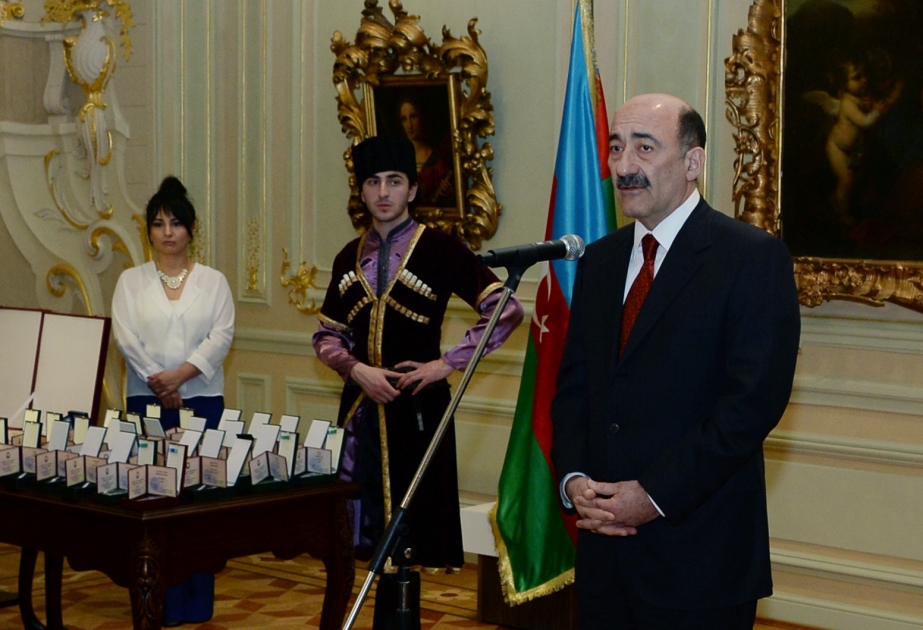 Mədəniyyət və incəsənət xadimlərinə orden və medallar, fəxri adlar təqdim edilib
