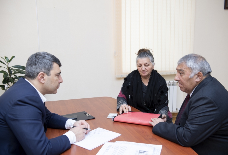 Kənd təsərrüfatı naziri İmişlidə vətəndaşları qəbul edib
