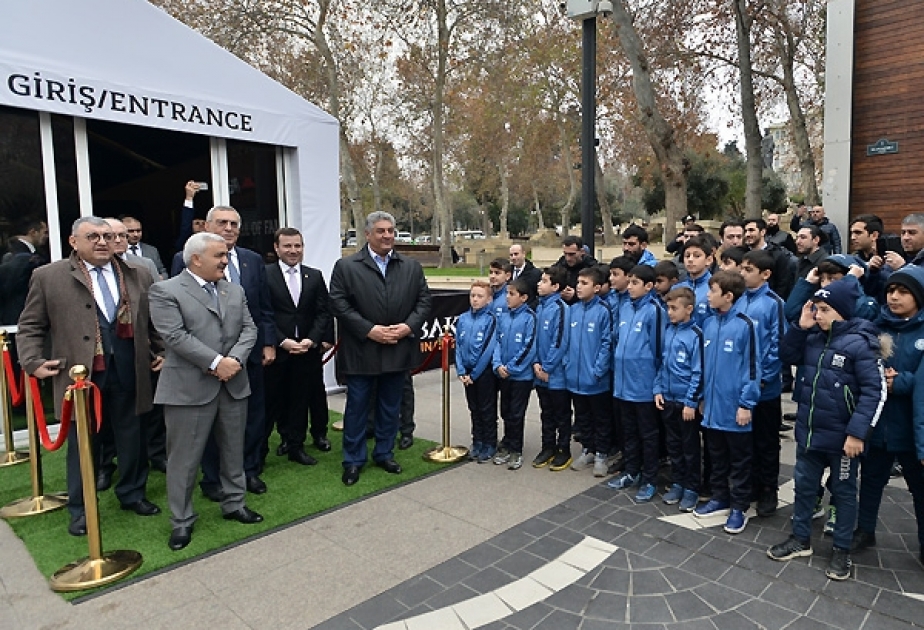 Bakıda UEFA Avropa Liqasına həsr edilən muzeyin açılışı olub
