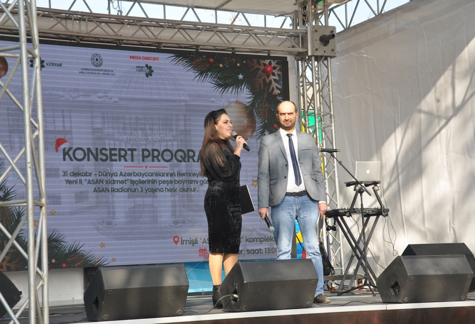 İmişlidəki Asan Həyat kompleksində bayram konserti olub