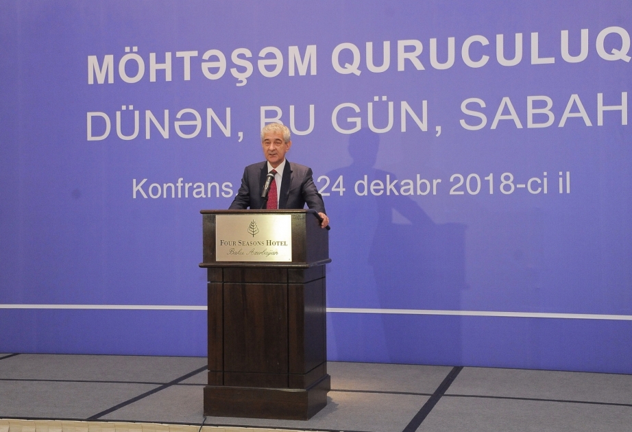 Bakıda “Möhtəşəm quruculuq. Dünən, bu gün, sabah” mövzusunda konfrans keçirilib YENİLƏNİB VİDEO